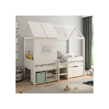 Kids Avenue Ordi Mini Playhouse Bed with Storage