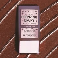 makeup revolution bronze and glow drop duo various shades - deep bronze spice