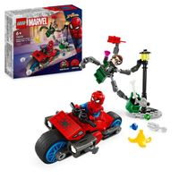 lego disney marvel persecucion en moto spider-man vsdoc ock 6 anos - 76275