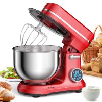 biolomix mezclador de pie para alimentos de cocina motor cc de 1200 w y 11 velocidades pantalla oled digital batidora electrica para alimentos con gancho para masa batidor