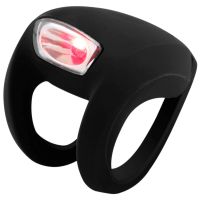 knog frog strobe rear light - black