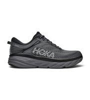 hoka para hombre 1110518 zapatillas bondi 7 negro 45 13 plano 1 a 3cm cordones casual deportivo multideporte