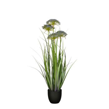 Planta artificial ziergras morado  h90xb25xl25cm