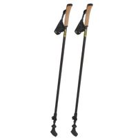 aktive baston extensible senderismo empunadura corcho punta metalica o goma longitud regulable 82-135 cm sistema de cierre flicklock dragonera ajustable bastones para caminar bastones de