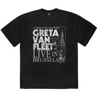 greta van fleet tops y camisetas night of revelry para mujer