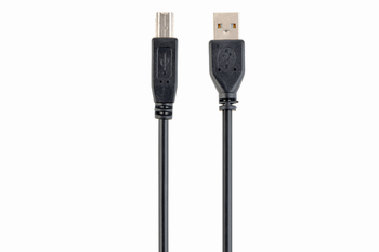 GembirdCable USB 2.0 Tipo A/M-B/M 1.8 Mts Ngr