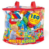 molto - bolsa construccion molto con 150 piezas 12464