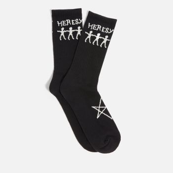 Heresy Union Jacquard Cotton-Blend Socks