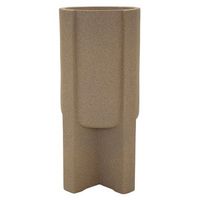 jarron de exterior de resina marron o 39x805
