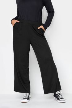 Limited Collection Pantalón Negro Con Pinzas, Mujer Curvy Y Tallas Grandes, Yours