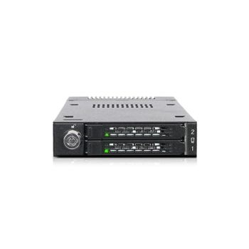 Caja PC Icy Dock MB834M2K-B M.2 Metal Negro Hot-swap SAS SSD