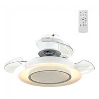 ventilador led con aspas retractiles villa cct 18w