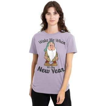Snow White Camiseta Wake Me When It's The New Year para mujer
