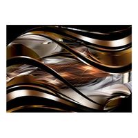 papel pintado 3d - tempestad de ambar 200x140 cm
