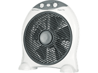 reacondicionado seminuevo muy bueno ventilador de sobremesa - orbegozo bf1030 box fan 30 cm 6 aspas temporizador potencia 45w blanco