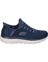zapatilla skechers slip-ins summits high range azul marina 232457-nvy 44