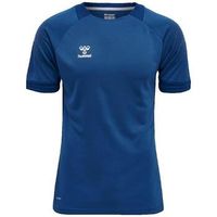 hummel camiseta t-shirt lead bleu pour sport para mujer