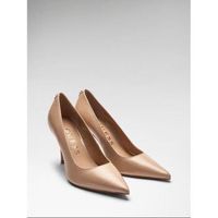 guess zapatos de tacon flfprn lea08-nude para mujer