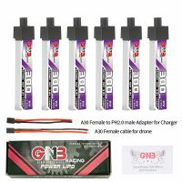 bateria lihv gaoneng de 1s de 38v y 300mah con conector a30 y cable de adaptador para happymodel mobula6 6 piezas
