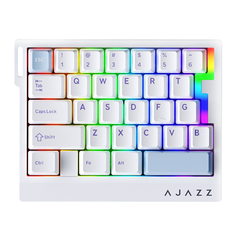 AJAZZ AK029 Interruptor Magnético para Juegos con Cable, Edición HIFI, Retroiluminación RGB, Compatible con DIY