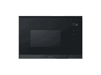 microondas con grill integrable - lg mg7z2593b 900 w 8 niveles 25 l cristal negro