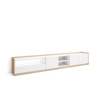 Mueble Tv Casarabonela-02 Con Luz Led Y Almacenaje