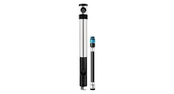 Bomba de mano crankbrothers klic pump hp plata   negro
