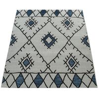 alfombras de interior y exterior ruby azul 160x220 cm