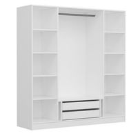 armario kale-2186 blanco 180x190x52 cm