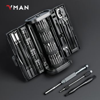 Juego de Destornilladores de Precisión 72 en 1, Puntas Magnéticas, Kit de Herramientas de Reparación Manual para iPhone, PC, Reloj, Computadora, Regalo, Abrebotellas