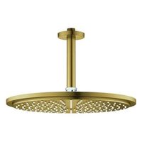 ducha de techo grohe rainshower cosmopolitan 310 con brazo 142 mm 1 chorro gold 26067gn0