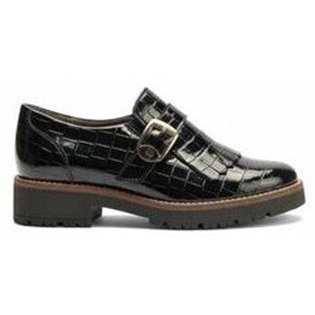 Pitillos Zapatos de tacón flecos coco negro para mujer
