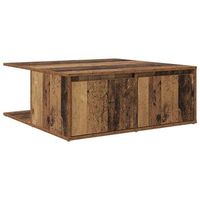 mesa de cafe  mesa de centro con cajon madera antigua 80 x 80 x 31 cm