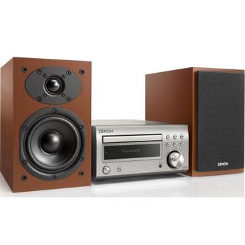 Minicadena Denon D-M41 60W RMS Bluetooth DAB/FM CD Plata