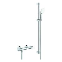 grifo termostatico para ducha grohe grohtherm 500 347971 con conjunto de ducha 900 mm cromo 34797001