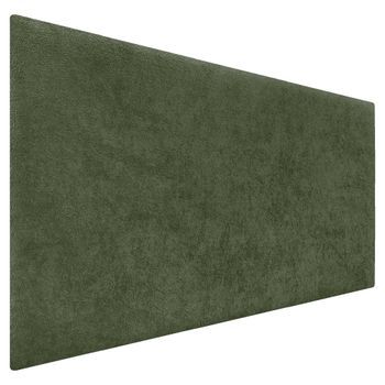 Dhome Cabecero Verde 110cm Acabado Toalla Soft Tapizado Liso 4cm Grosor 50cm Alto Tejido Suave Para Pared Acústicos Cabeceros Absorbentes (110cm, 4cm - 50 Al. - Verde)