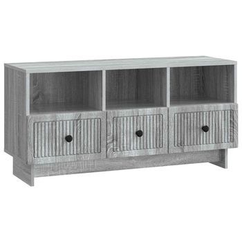 Mueble De Tv Con Cajón Gris Sonoma 102 X 34,5 X 50 Cm Vidaxl