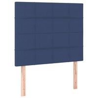 juego de 2 cabeceros cama  panel de cabecera de tela azul 90x5x7888 cm