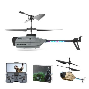 KY202 Abeja Negra 4CH 6-Ejes 4K Cámara Dual Control Gestual de Aire Evitación de Obstáculos Helicóptero Inteligente RC c