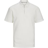 jack  jones polo 12257574 jprccjohnny half zip ss polo pls cloud dancer para hombre