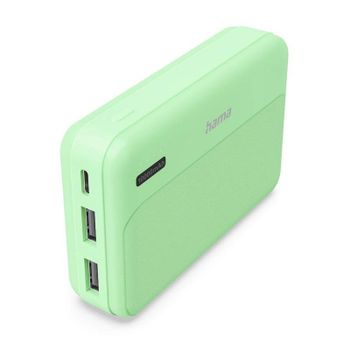 Power Bank Hama Pocket 10 10000 mAh Polímero de Litio Verde
