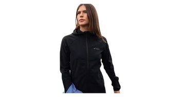 Forro polar con  p capucha  p columbia spectre ridge para mujer negro