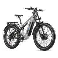 bicicleta electrica para adultos shengmilo s600 2000w con dos motores bici electrica  bicicleta electrica de montana para hombre bateria de 48v 175ah 26 pulgadas fat bike electrica
