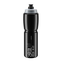 elite  bidon de hidratacion jet 950ml -negro - marca elite modelo jet volumen 900 cc color negrogris