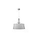 Colgante Grande Kegan Cristal 1xe27 Cromo Regx50d