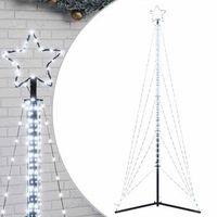 arbol de navidad led 525 leds blanco frio 302 cm vidaxl