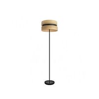 pie salon colet 1xe27 negromadera clara 160x40x40 cm