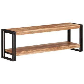 Mueble Para Tv Madera Maciza De Acacia 120x30x40 Cm Vidaxl
