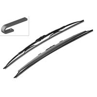 super plus universal wiper blade set sp2422s with spoiler on rh side