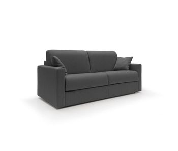 Chris sofá cama convertible en tejido impermeable 186 cm (mat. 140x197) antracita